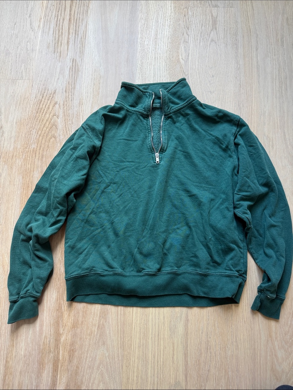John Galt Dark Green Quarter-Zip Pullover